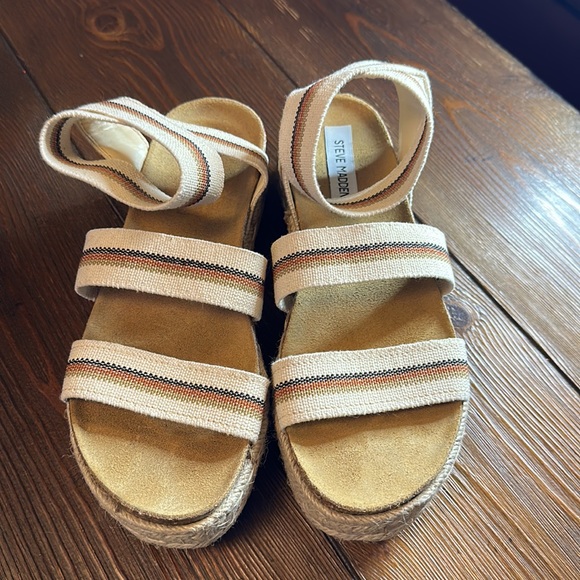 Steve Madden Kimmie Wedge Espadrilles Sandals - Picture 3 of 11